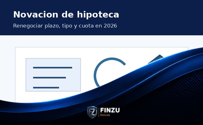 Novación de hipoteca en 2026: cuándo renegociar con tu banco y qué revisar